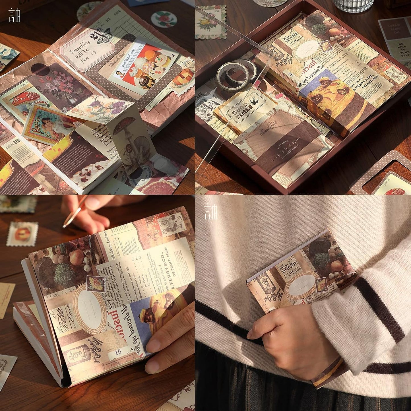 Brown Scrapbook Kit