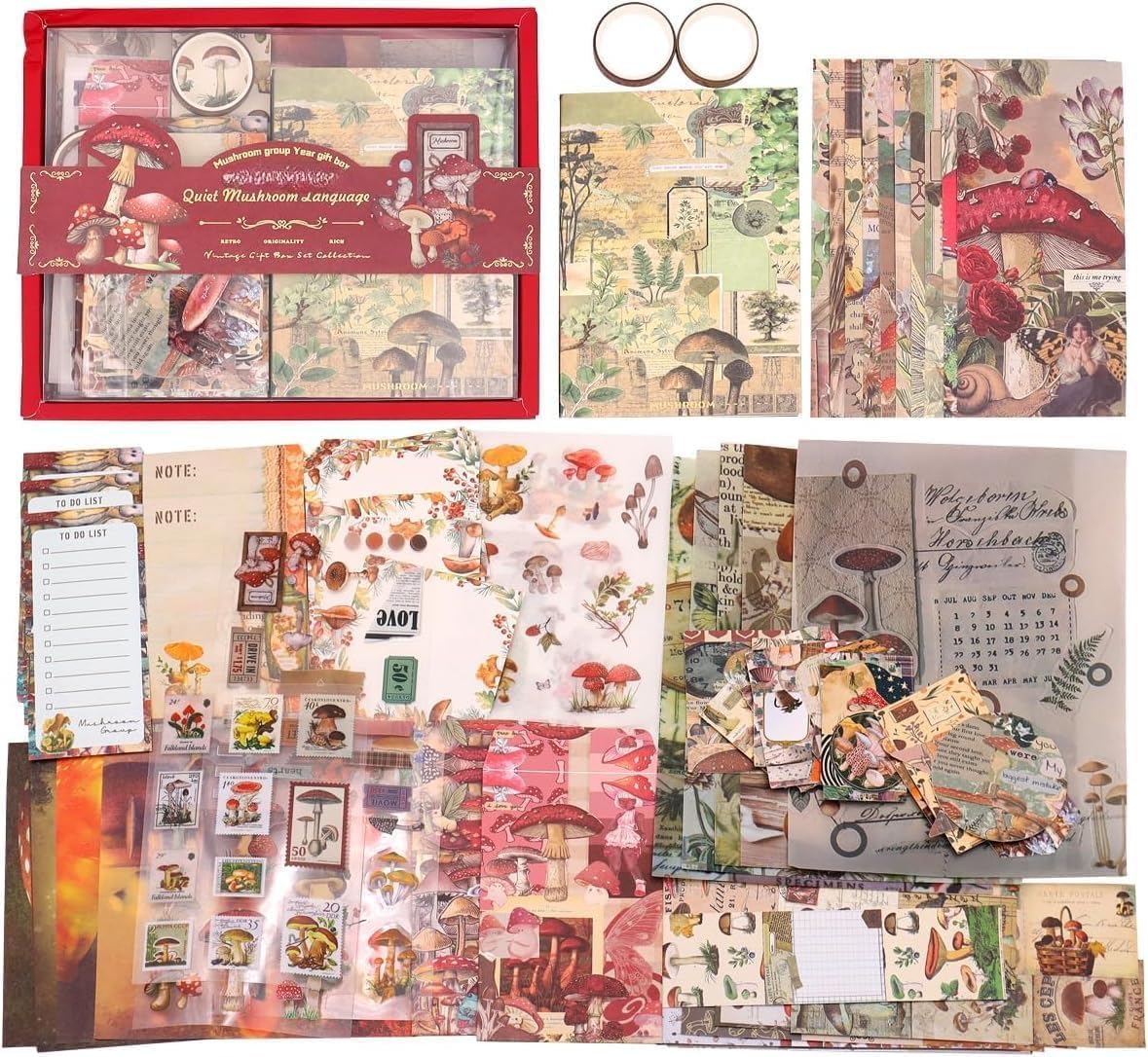 Mushroom Scrapbook Kit