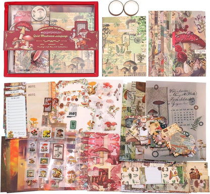 Mushroom Scrapbook Kit