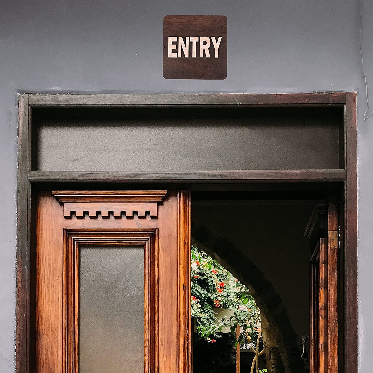 Entry Exit Sign Board