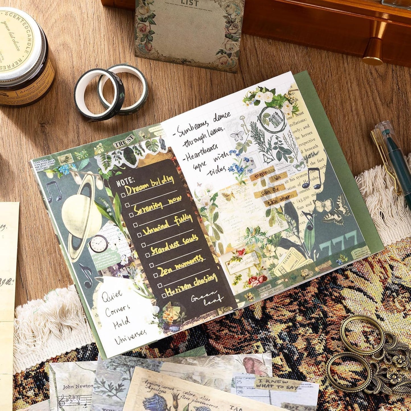 Nature Green Scrapbook Kit