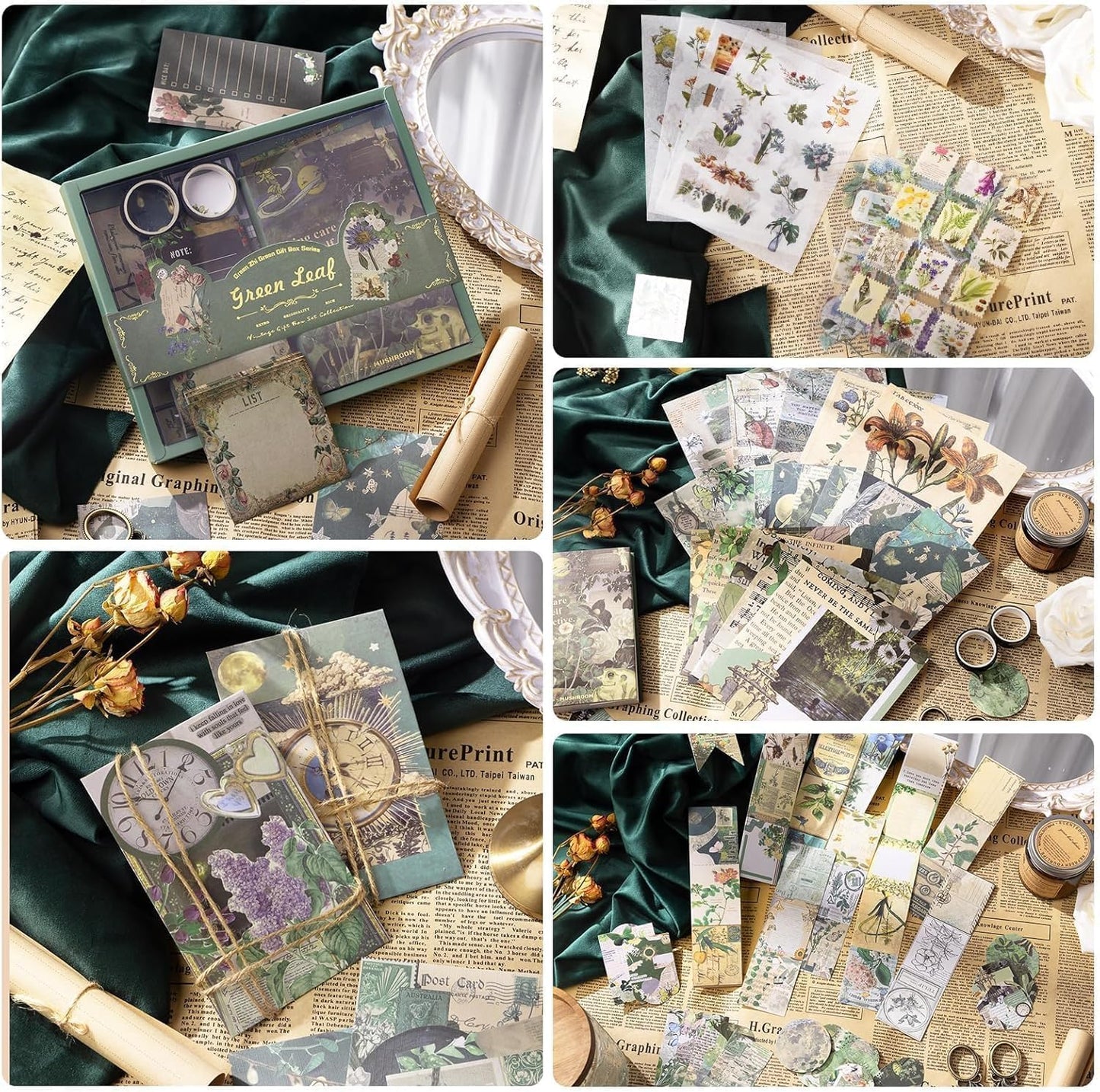 Nature Green Scrapbook Kit