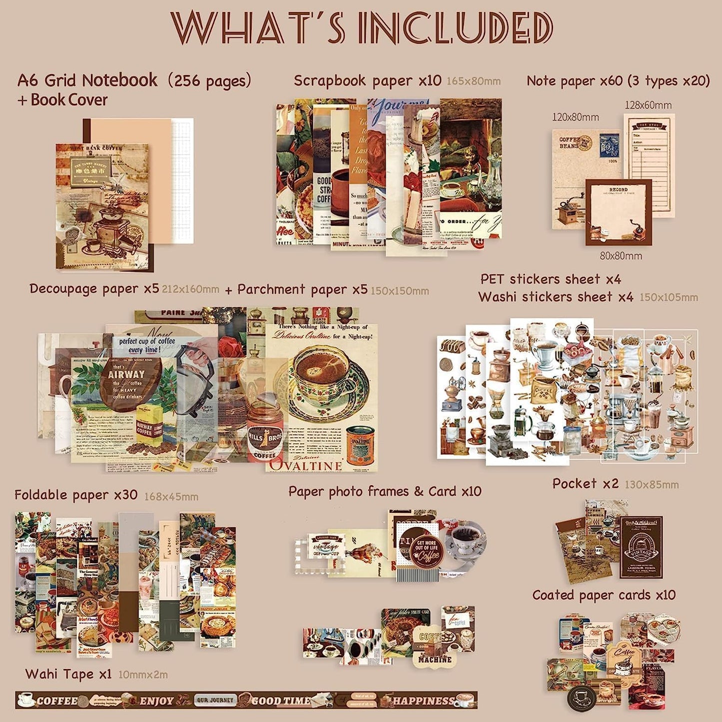 coffee Scrapbook Kit