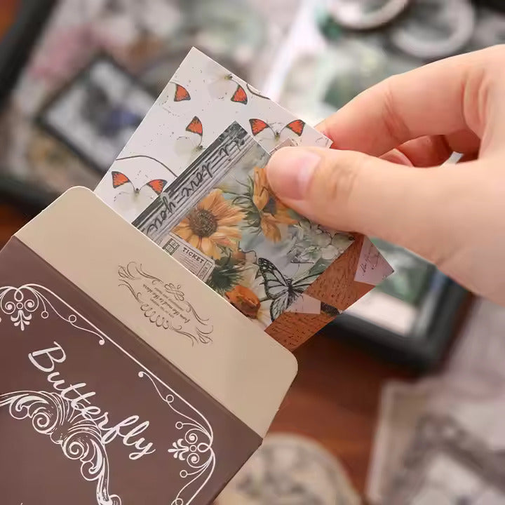 Butterfly Brown Scrapbook Kit