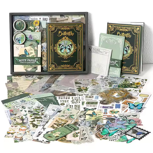 Butterfly Green Scrapbook Kit