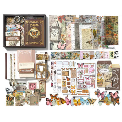 Butterfly Brown Scrapbook Kit