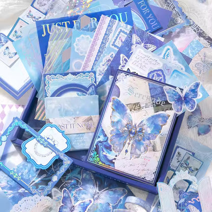 Butterfly Blue Scrapbook Kit