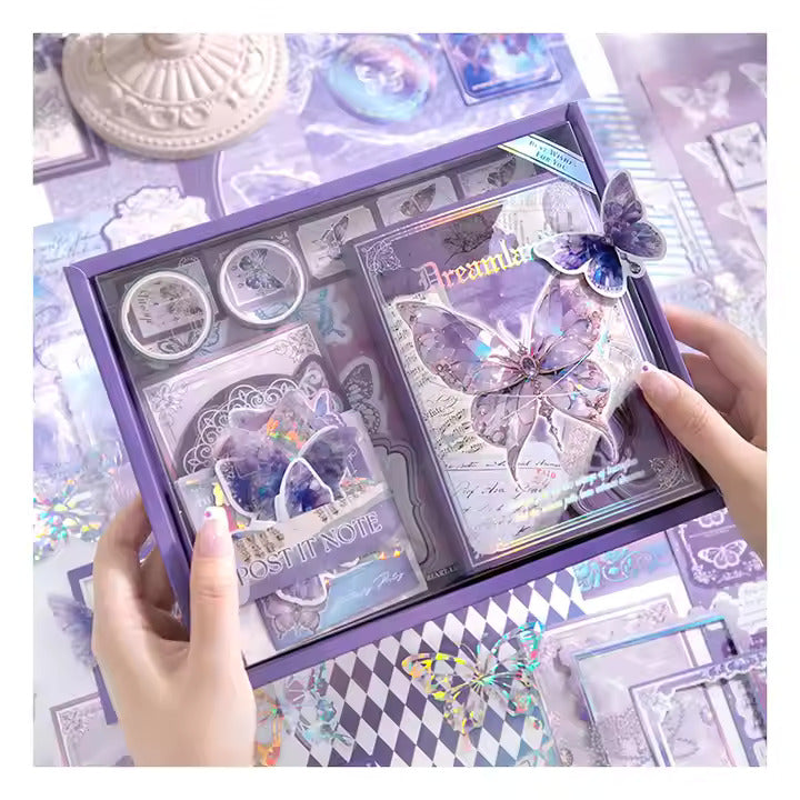 Butterfly Purple Scrapbook Kit