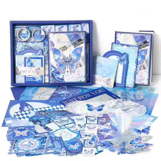 Butterfly Blue Scrapbook Kit