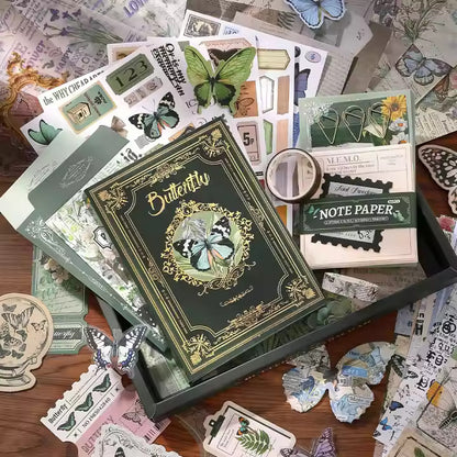 Butterfly Green Scrapbook Kit