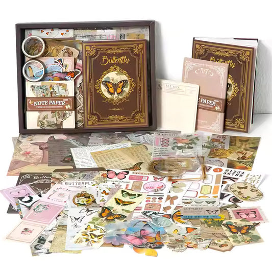 Butterfly Brown Scrapbook Kit