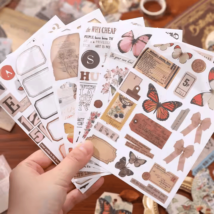 Red Flower Scrapbook Kit
