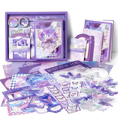 Butterfly Purple Scrapbook Kit