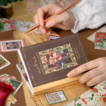 Red Flower Scrapbook Kit