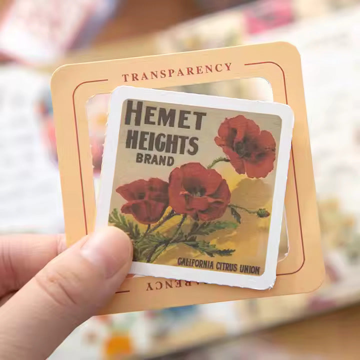 Red Flower Scrapbook Kit