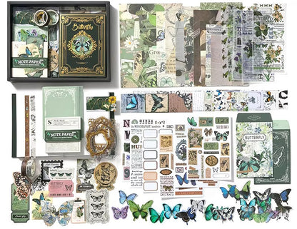 Butterfly Green Scrapbook Kit