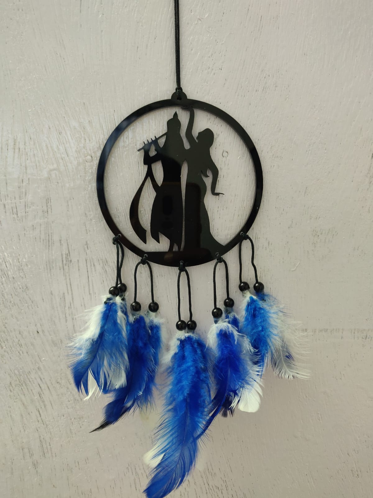 Radhekrishna Dream Catcher for Car's Interior Mirror