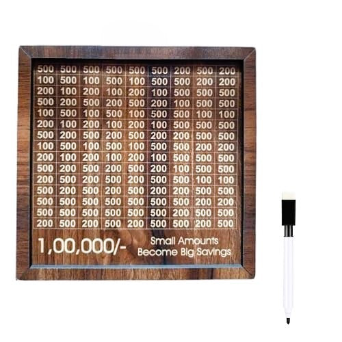 Wooden Money Saving Box Model-1