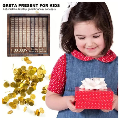 Wooden Money Saving Box Model-1
