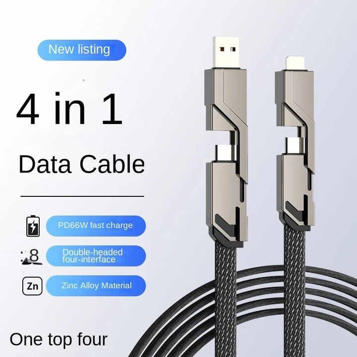 4 in 1 Fast Charging Data Cable