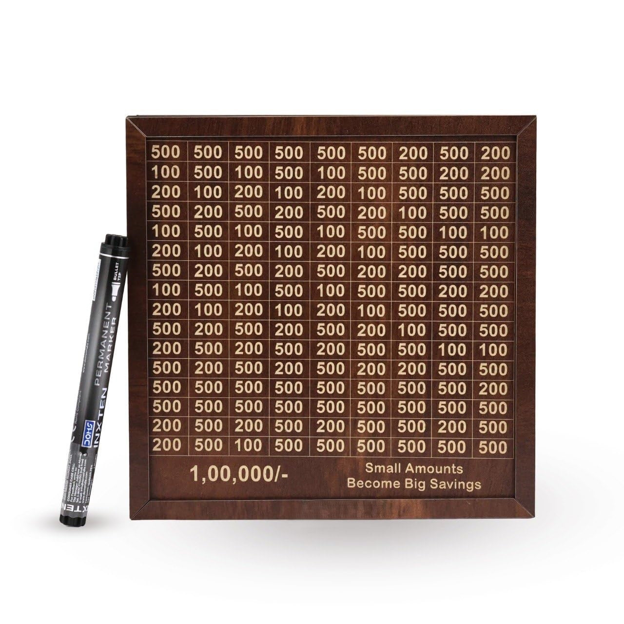 Wooden Money Saving Box Model-1