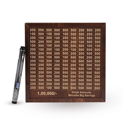 Wooden Money Saving Box Model-1