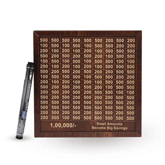 Wooden Money Saving Box Model-1